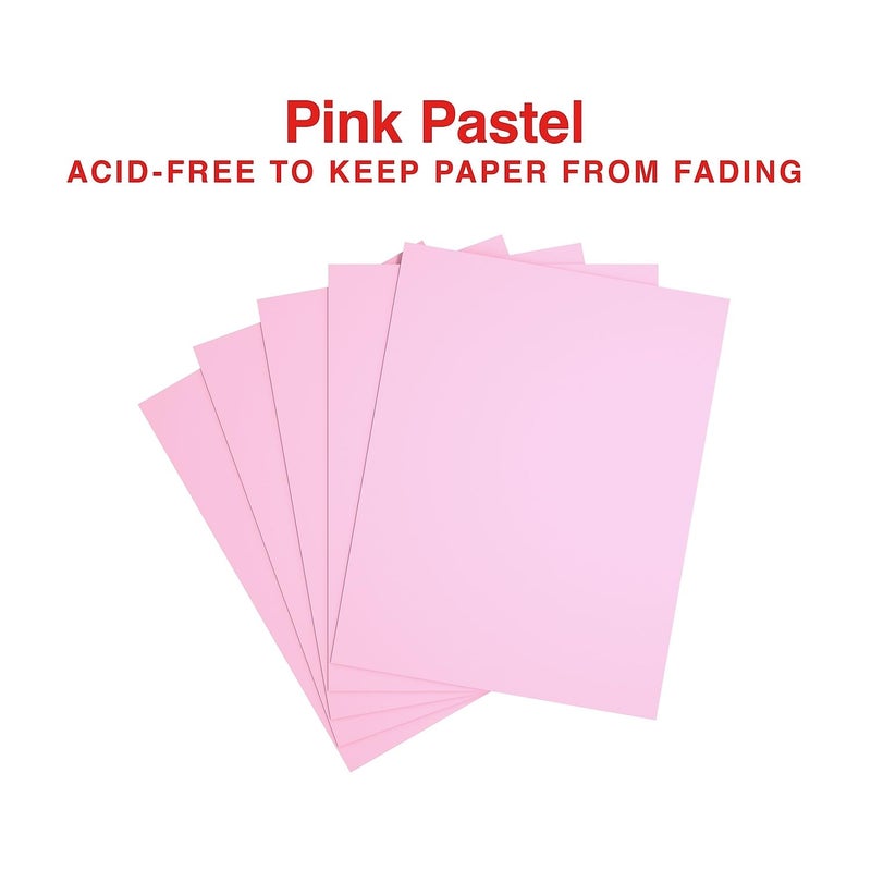 Staples 490935 Pastel Colored Copy Paper 8 1/2-Inch x 11-Inch Pink 500/Ream (14779) - Image 4